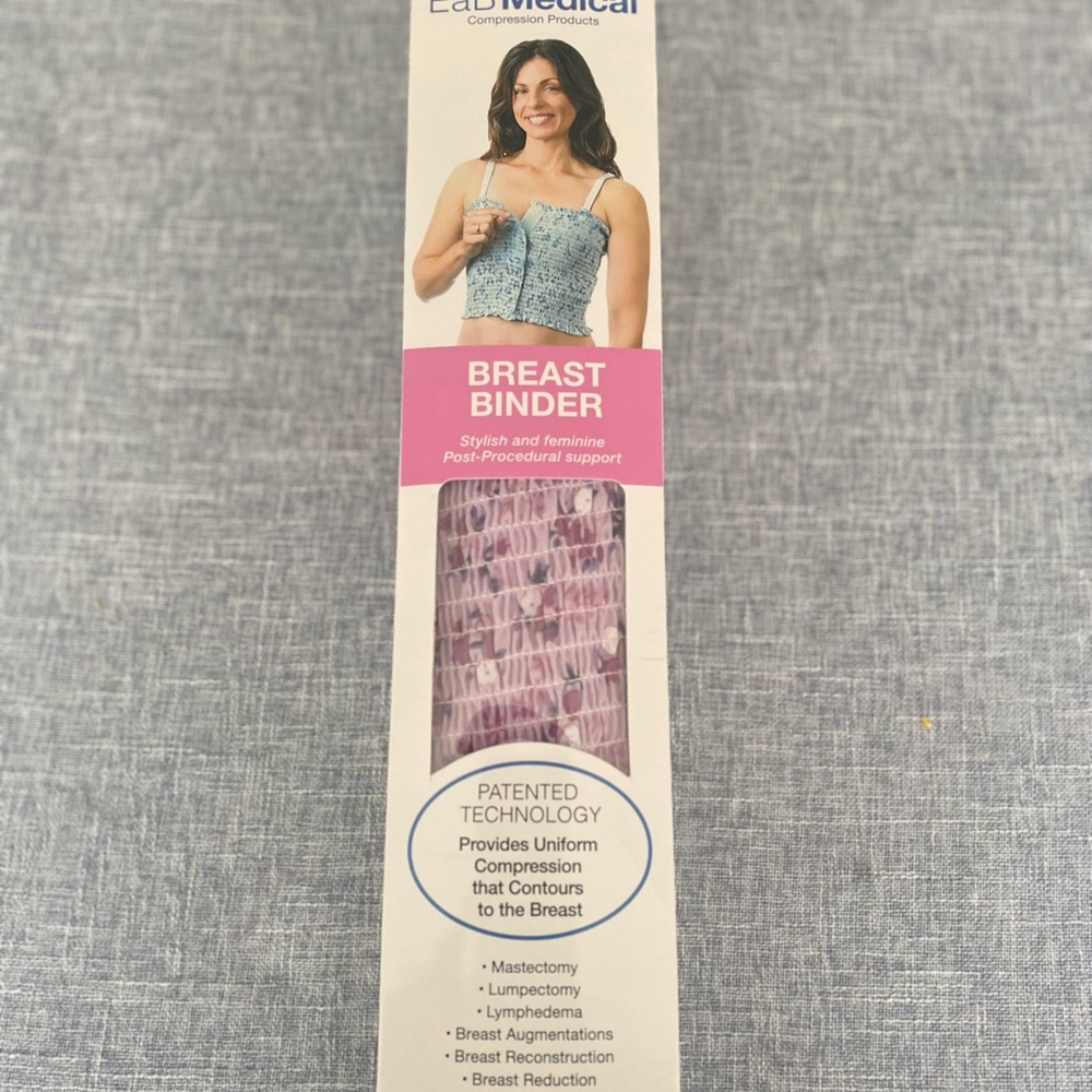 EAB Medical -Breast Binder-Mastectomy-Lumpectomy-Breast Augmentations-Lined-